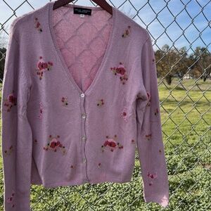 Vintage 90s Lifelike Lindarico Collection Cardigan